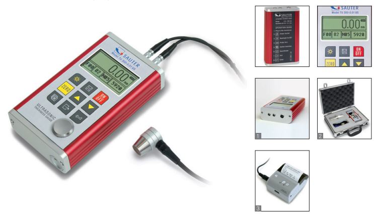 Máy đo độ dày siêu âm SAUTER TU300-0.01US